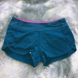 Ivivva by lululemon teal shorts